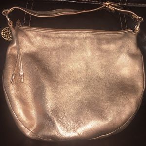 Rose gold Coach purse
